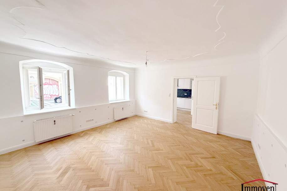 Gepflegte 2-Zimmer-Altbauwohnung, komplett neu saniert, in zentraler Lage, Wohnung-miete, 798,48,€, 8020 Graz(Stadt)