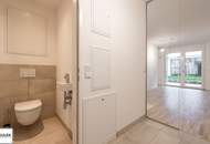 Eigengarten &amp; Terrasse inmitten der Stadt! 2 Zimmer Neubauwohnung ab Ende April beziehbar!