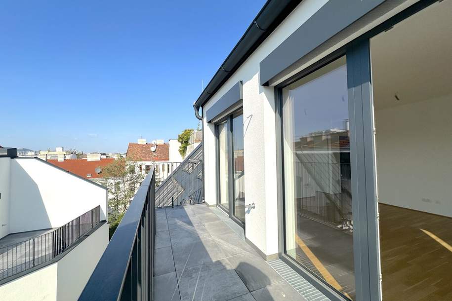 WOW-Effekt garantiert! Herrliche Dachwohnung mit feiner Terrasse im 2. Dachgeschoss!, Wohnung-kauf, 632.400,€, 1180 Wien 18., Währing
