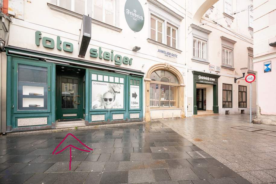 Top-Ladenlokal in Bestlage – ca. 176 m² auf zwei Ebenen, Gewerbeobjekt-miete, 1.760,00,€, 2700 Wiener Neustadt(Stadt)