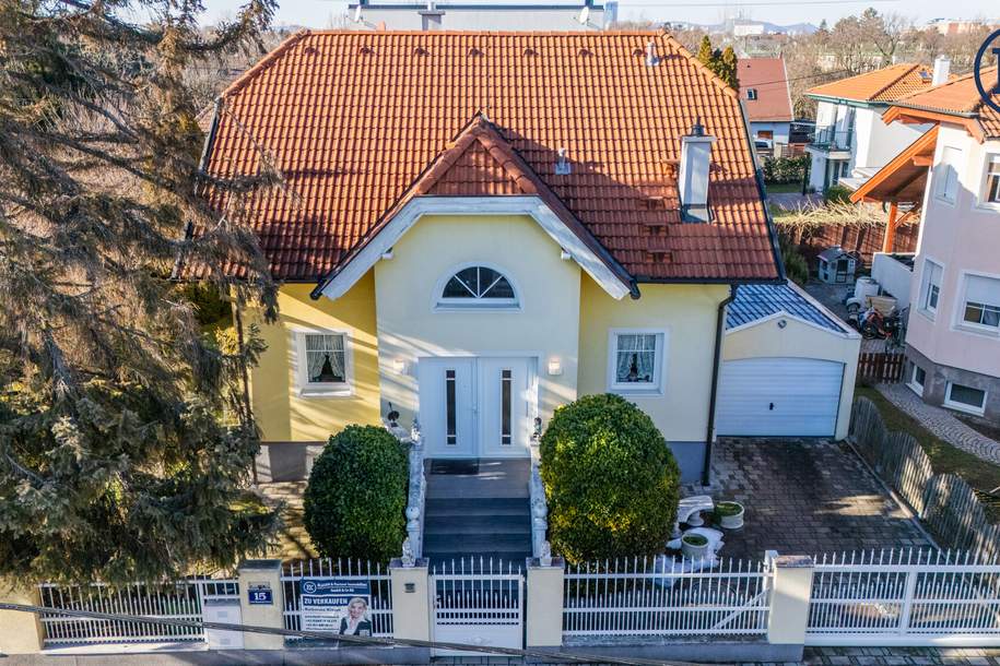 Ihr neues Zuhause in ruhiger Lage des 22. Bezirks – Einfamilienhaus mit Garten nahe Mühlwasser!, Haus-kauf, 1.100.000,€, 1220 Wien 22., Donaustadt
