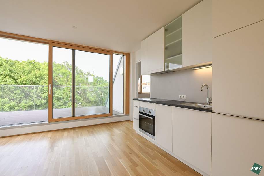 Sandleiten 64 | Klimatisierte 2-Zimmer-Dachgeschosswohnung mit Terrasse in Hofruhelage, Wohnung-kauf, 440.000,€, 1170 Wien 17., Hernals