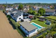 Familienparadies samt Pool und 4 Garagen in Gössendorf!