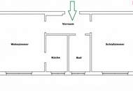 Leistbare 2 Zimmerwohnung mit Dusche!