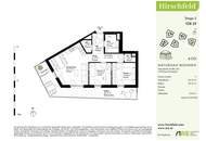 Erstbezug im Hirschfeld: Stilvolle 3-Zimmer-Wohnung mit XXL-Balkon und Geothermie-Komfort