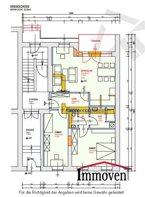 ERSTBEZUG - GARTENWOHNUNG - 3-Zimmerwohnung in einem charmantem Altbau