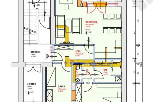 ERSTBEZUG - GARTENWOHNUNG - 3-Zimmerwohnung in einem charmantem Altbau, Wohnung-miete, 1.454,24,€, 8010 Graz(Stadt)