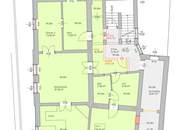 „Wohnung in einer Gründerzeitvilla am Hauptplatz: Ihre Wohnung mit Zukunftspotenzial“