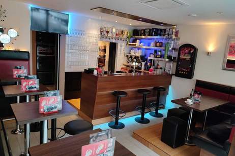 Investoren aufgepasst Einnahmen € 6.300,-- Netto mtl. für ein charmantes Cafe/Bar + Bäckerei + komplett Küche für Catering mit großen Schanigarten 52 Sitzplätze, Gewerbeobjekt-miete, 1.600,00,€, 1150 Wien 15., Rudolfsheim-Fünfhaus