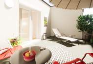 Provisionsfreier Erstbezug: vollunterkellertes Reihenhaus mit 4 Zimmern, Terrasse, Dachterrasse und Eigengrund samt Garagenplatz