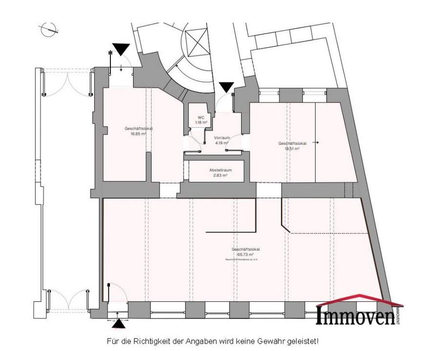 SANIERTES Geschäftslokal oder Büro Nähe Franz Josefs-Bahnhof! (Mietbeginn nach Vereinbarung)