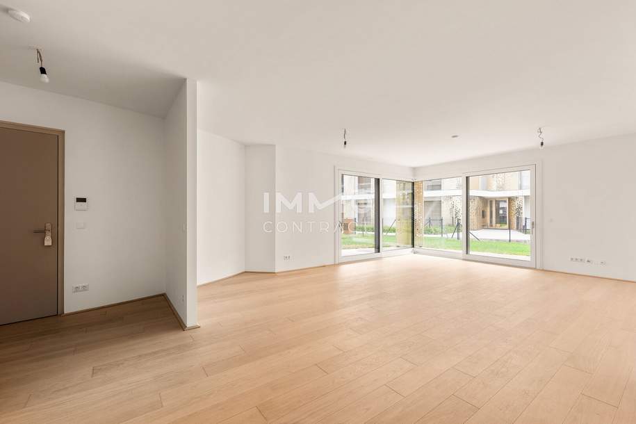 Luxuriöse Gartenwohnung mit 3 Zimmern in ruhiger Lage am Wasser!, Wohnung-kauf, 490.000,€, 1190 Wien 19., Döbling