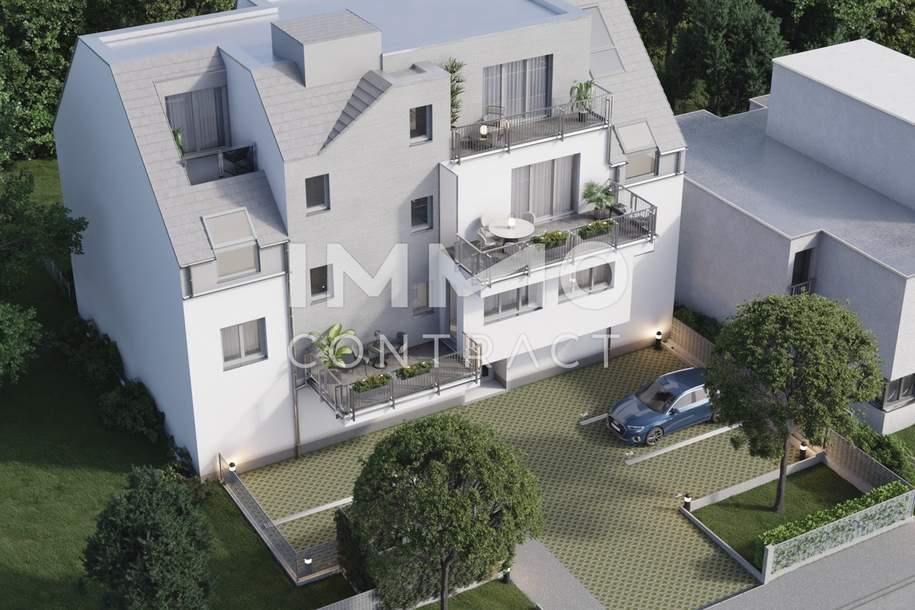 Provisionsfrei: Familiäres Wohnen in grüner Ruhelage – 9 Wohnungen mit Wärmepumpe & Photovoltaik, Wohnung-kauf, 328.800,€, 1220 Wien 22., Donaustadt