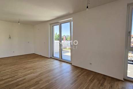 Zentral - modern - hell: Perfekte 2-Zimmer-Wohnung mit Balkon im Erstbezug in grüner Anlage, Wohnung-kauf, 302.400,€, 2333 Bruck an der Leitha