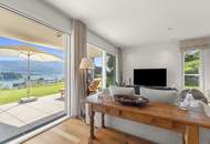 Neuwertige Gartenwohnung mit faszinierendem Seeblick