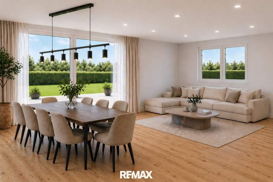 NEUBAU | Hochwertige 3-Zimmer-Wohnung mit Garten, Terrasse und Carport-Stellplatz in sonniger Lage!, Wohnung-kauf, 279.000,€, 4431 Amstetten