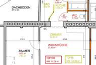 LICHT AN. ALTBAU AN. ANGEKOMMEN. – 2 Zimmer. Ganz oben. Ganz hell. Ganz schön 1050!