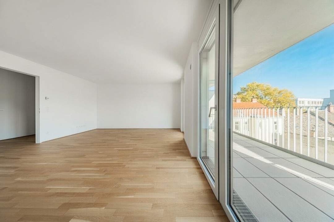 SOFORT EINZIEHEN >> charmante 3-Zimmer Anlegerwohnung mit bodentiefen Fenstern und 2 Balkone >> Top Anbindung