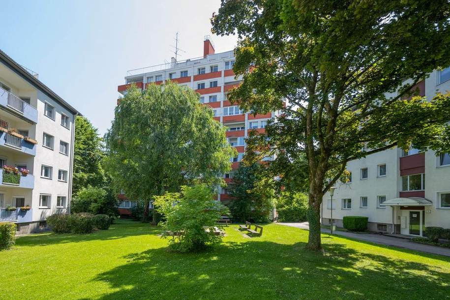 Sonnige 4-Zimmer-Wohnung mit Klimaanlage, Loggia, Lift und Parkplatz in zentraler Lage!, Wohnung-kauf, 188.000,€, 4400 Steyr(Stadt)