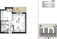 Anlagewohnung im Erstbezug: Vermietete 2-Zimmer mit Loggia und Garage