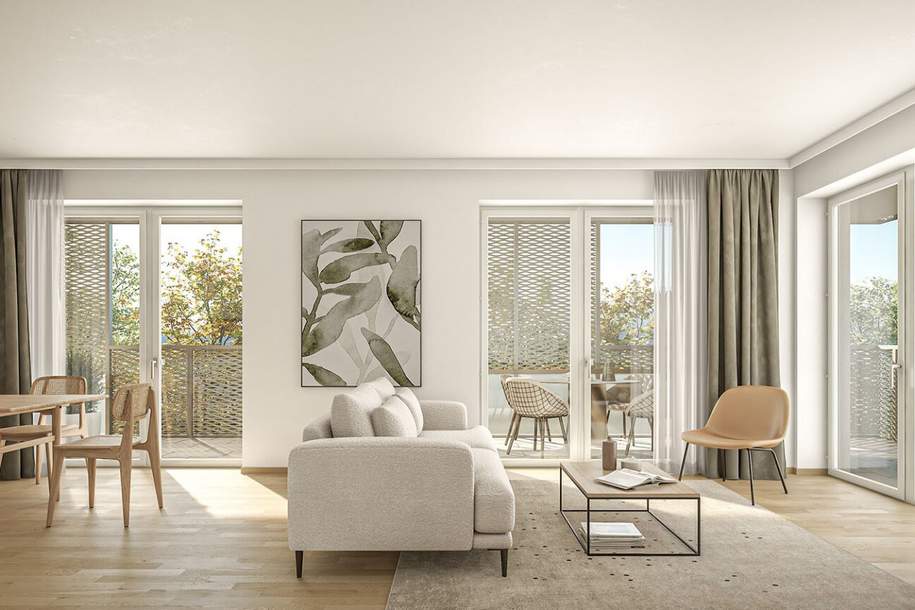 Neubauprojekt Mörikeweg: Barrierefreie Wohnung im obersten Stock mit Ausblick, Wohnung-kauf, 427.060,€, 4020 Linz(Stadt)