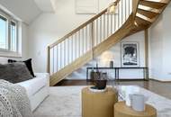 Blickfang pur! 2,5-Zimmer-Maisonette mit Galerie &amp; Fernsicht auf Schloss Wilhelminenberg