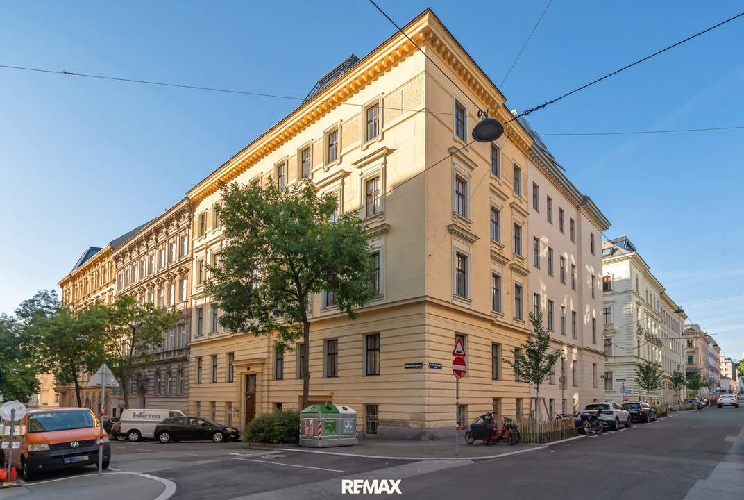 Stilvoll, ruhig, urban: 4-Zimmer mit Balkon in gefragter Wiener Lage