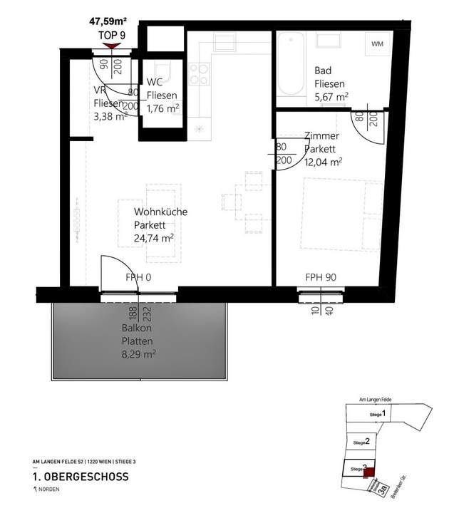 Am Langen Felde 52, 1220 Wien