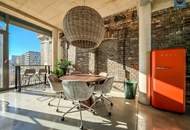 Lichtdurchflutetes Design Loft mit 2 Terrassen in der Brotfabrik Wien!