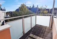 DACHGESCHOSS, Daringergasse, sonnige 76 m2 Neubau mit 6 m2 Balkon, 2 Zimmer, Wohnküche, Wannenbad, Parketten, Grünblick