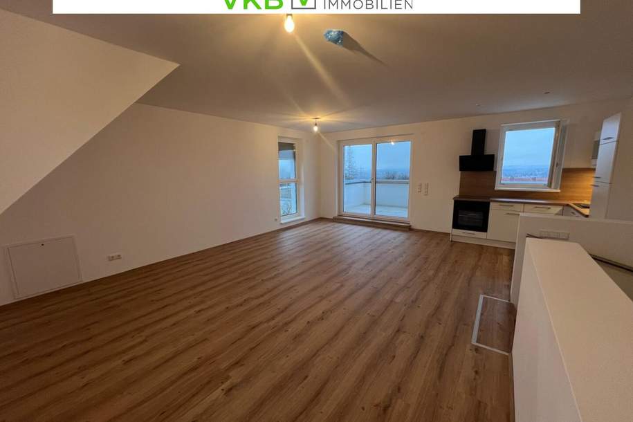 Helle Etagenwohnung mit Alpenblick in Top-Lage – Hitzing/Leonding, Wohnung-miete, 1.624,52,€, 4073 Linz-Land