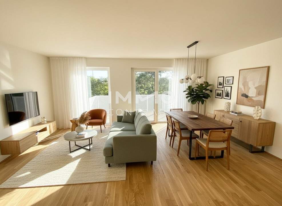 ERSTBEZUG - 3 Zimmer Gartenwohnung + 2 Bäder = DAS LAURENZ = 2 bedroom apartment+garden