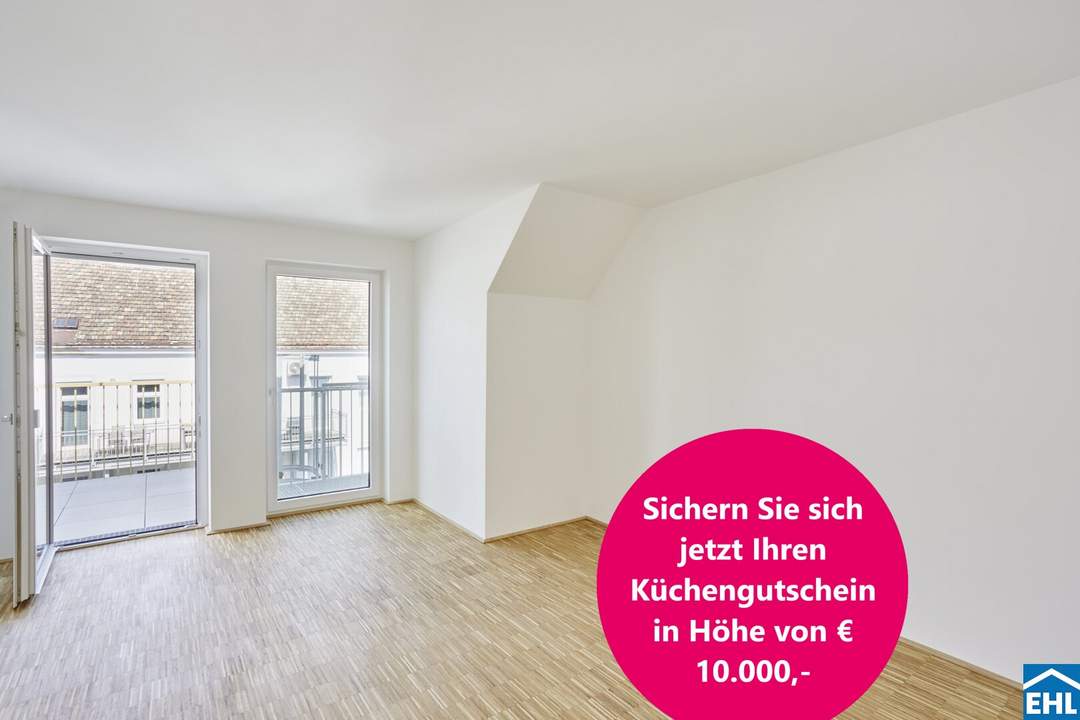 Weitblick investieren: Exklusive Dachgeschoß-Vorsorgewohnungen mit 360°-Ausblick in Top-Lage der Stadt
