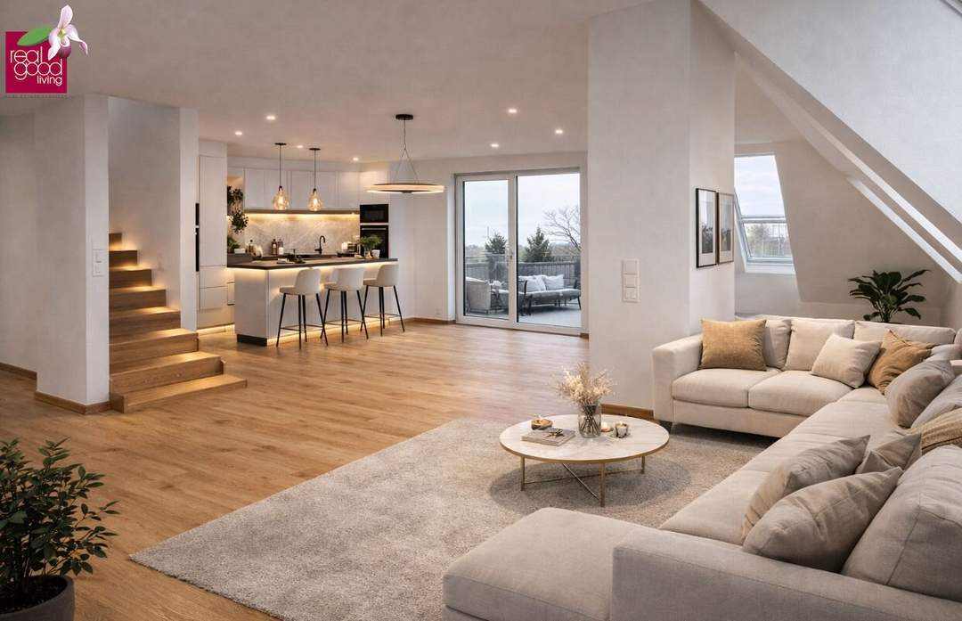 Erstbezug | Exklusive 4-Zimmer Dachterrassenwohnung 128 m² mit Lift direkt in die Wohnung | Nähe Lobau &amp; Mühlwasser | 1220 Wien!