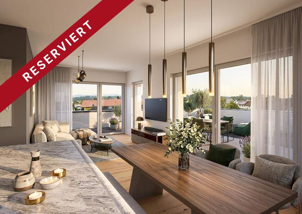 Markt.Haus.Feldkirchen – Hochwertige Eigentumswohnungen mit großzügigen Freiflächen | Neubau-Erstbezug