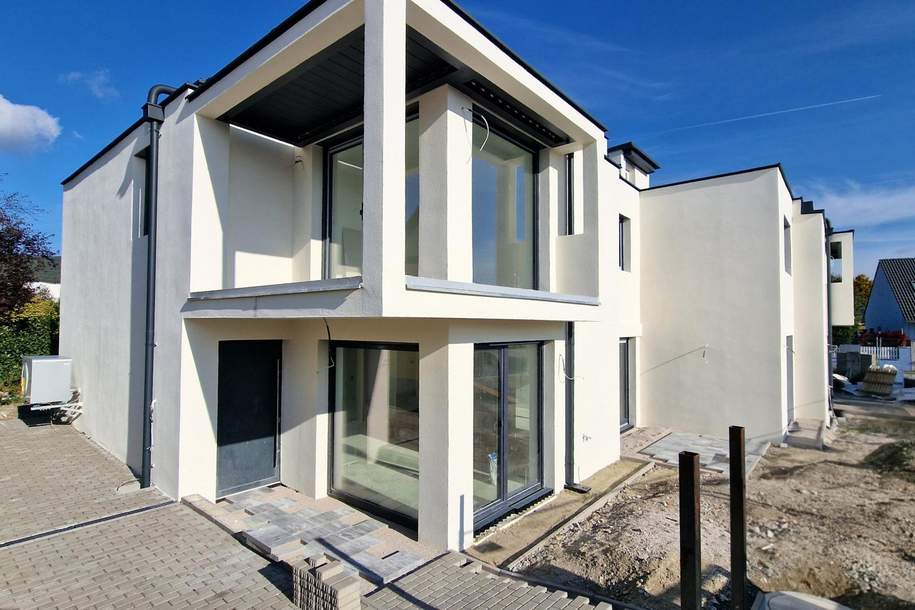 Doppelhaushälften Neubau – belagsfertig mit Dachterrasse!, Haus-kauf, 599.000,€, 2540 Baden