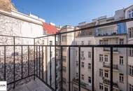 ** Repräsentatives Altbau-Büro mit Klimaanlage und Balkon – ca. 201 m² vis à vis Wien Mitte / The Mall; ab sofort **