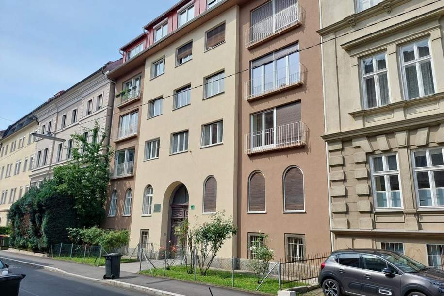 Klosterwiesgasse: Eigentumswohnung mit Garage und Gartenanteil in ruhiger Innenstadtlage, Wohnung-kauf, 189.000,€, 8010 Graz(Stadt)