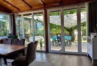 Haus mit großer Terrasse und wunderbarem Garten