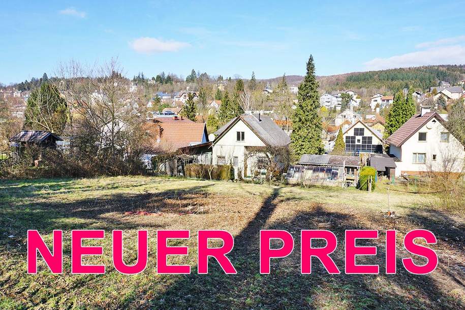 Baugrundstück mit Ausblick in zentraler Ruhelage in Pressbaum, Grund und Boden-kauf, 290.000,€, 3021 Sankt Pölten(Land)
