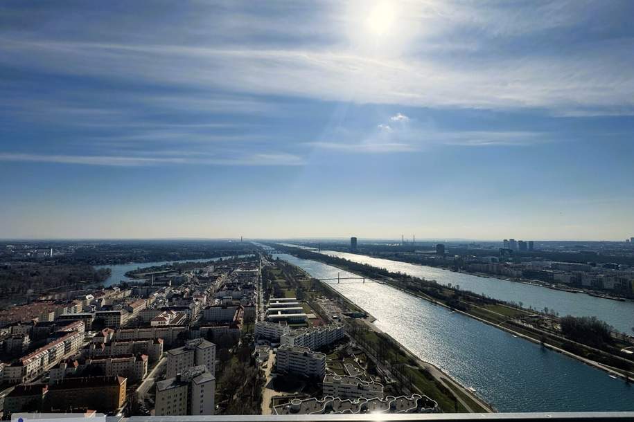 Erstbezug!!! 10 Stock - 3 Zimmer-Apartment inkl. GARAGENPLATZ, Doorman, Gym, Sauna, Pool, Bar, Eventlounge, Wohnung-miete, 3.499,38,€, 1220 Wien 22., Donaustadt