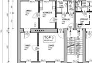 Sanierte 4 Zimmer Wohnung im Haus mit einem großen Garten