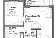 Erstbezug 2-Zimmer-Wohnung