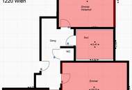 Großzügige 2-Zimmer Wohnung (etwas abgewohnt). WG-geeignet. Studentenhit, Pendler etc.