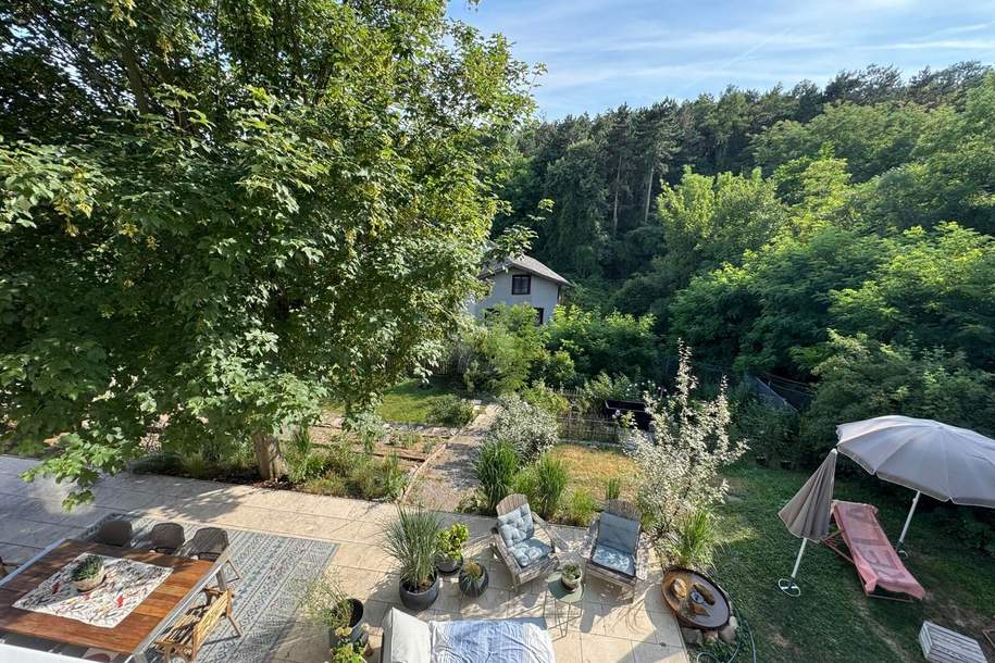 BEFRISTETES EINFAMILIENHAUS IM GRÜNEN MIT BLICK AUF DIE SKYLINE VON WIEN, Haus-miete, 3.300,00,€, 2100 Korneuburg