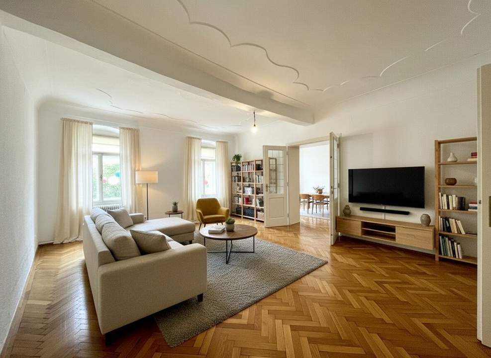 Großzügige Altbauwohnung im Herzen von Wiener Neustadt – befristet auf 5 Jahre