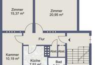 3-Zimmer-Wohnung Nähe Zentrum Herrnau