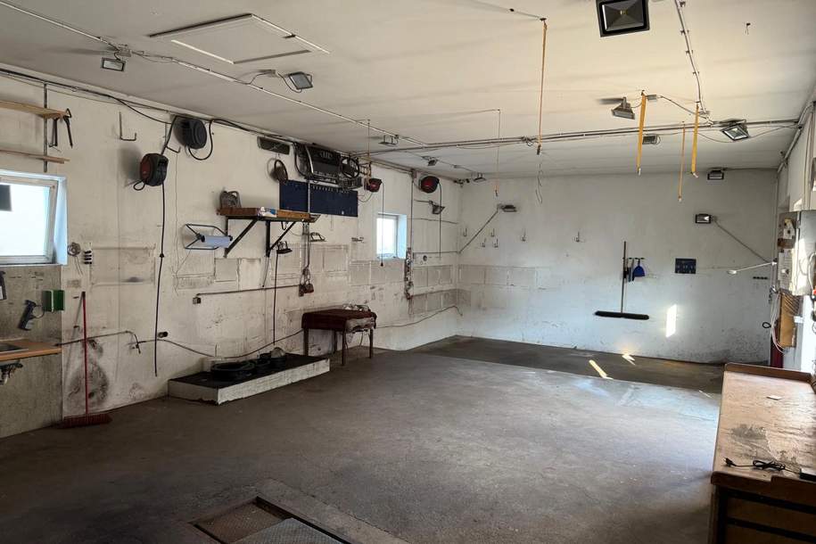 Werkstatt mit Hebebühne zu vermieten (Provisionsfrei), Gewerbeobjekt-miete, 756,00,€, 3591 Horn