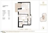 "DONAU PERLE" ERSTBEZUG! HELLE 2-ZIMMER IM DACHGESCHOSS MIT SONNENBALKON UND PARKBLICK!