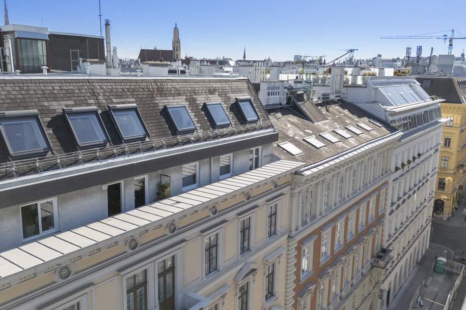 *** Dachgeschosswohnung im Börseviertel *** Licht, Lage und Wiener Flair, Wohnung-kauf, 825.000,€, 1010 Wien 1., Innere Stadt